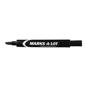 Avery Marks-A-Lot Chisel Tip Permanent Marker - Black