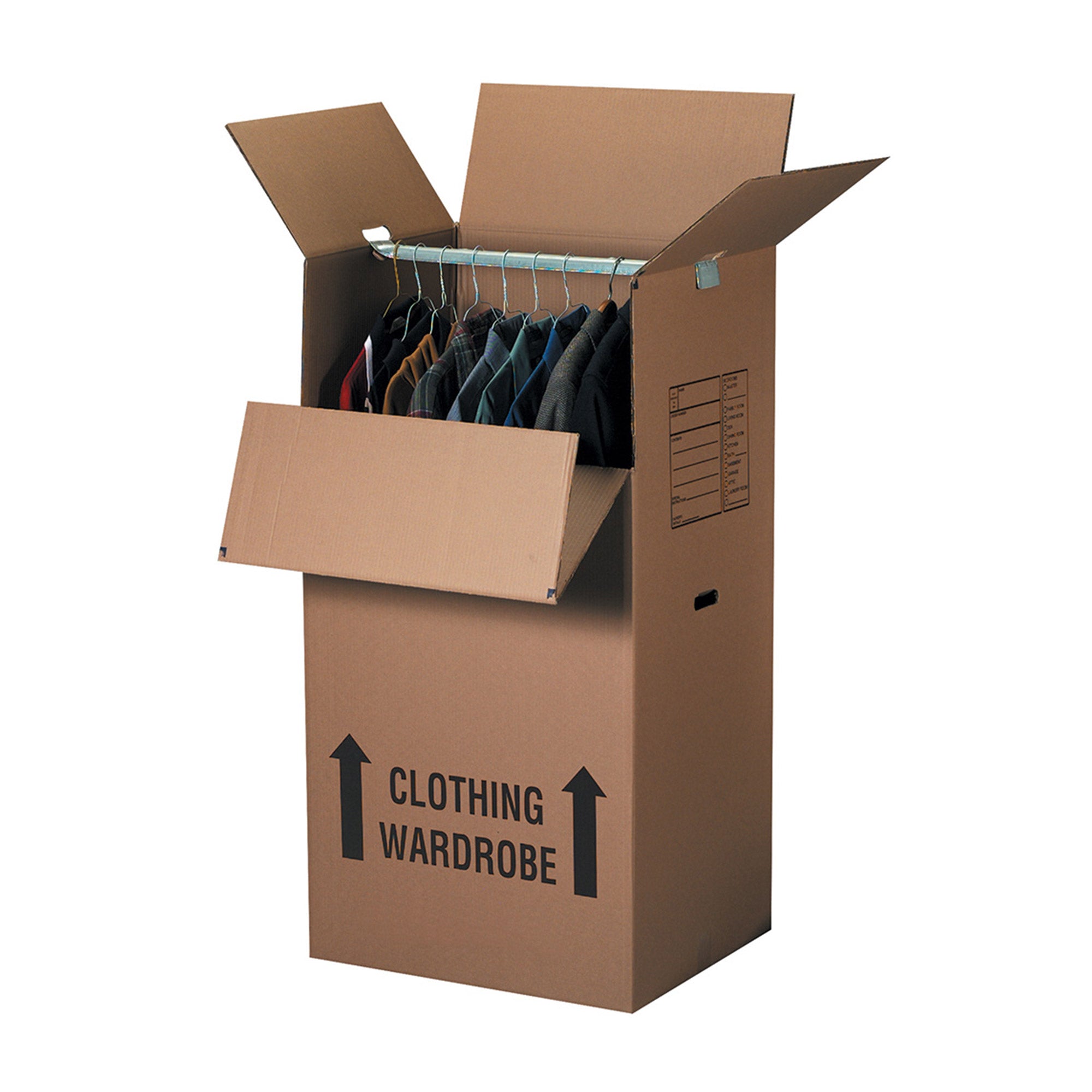 Moving Box - Wardrobe Box Stand-up - 24in x 20in x 45in